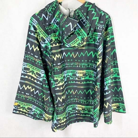 Herschel Hoffman California Fabric Packable lightweight Raincoat Poncho - Picture 2 of 16